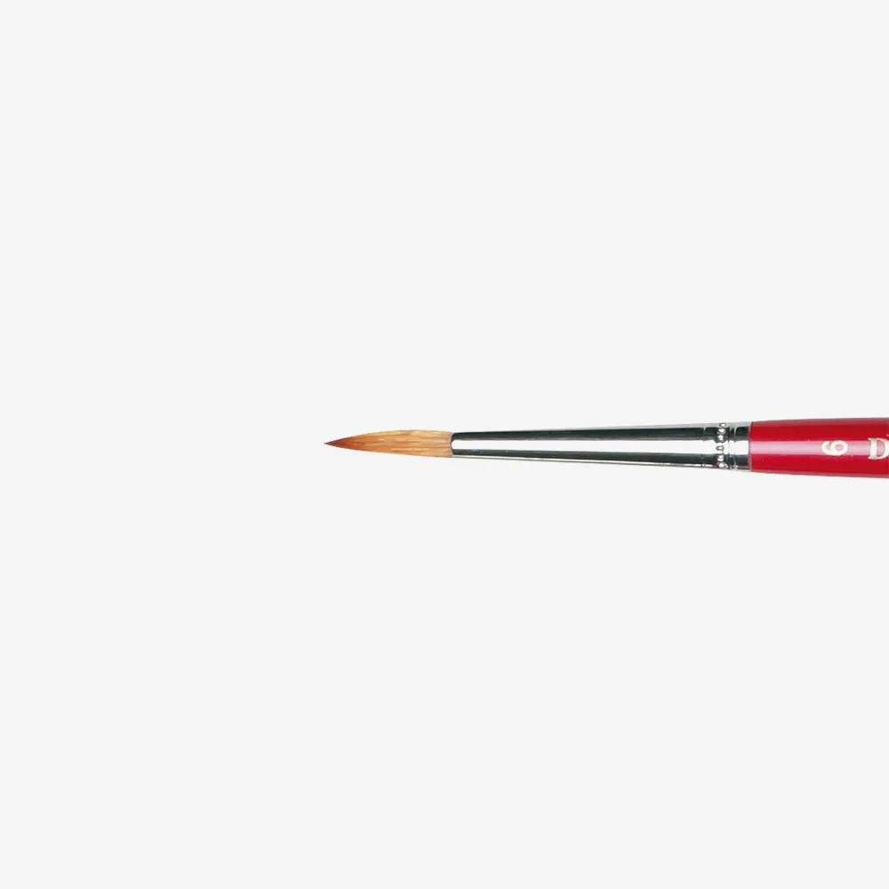 DALER ROWNEY DALON SHORT HANDLE ROUND D77 SIZE 6