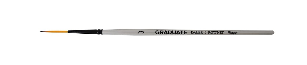 DALER ROWNEY GRADUATE SHORT HANDLE SYNTHETIC RIGGER SIZE 3