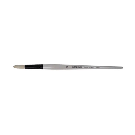 DALER ROWNEY GRADUATE LONG HANDLE BRISTLE ROUND SIZE 10