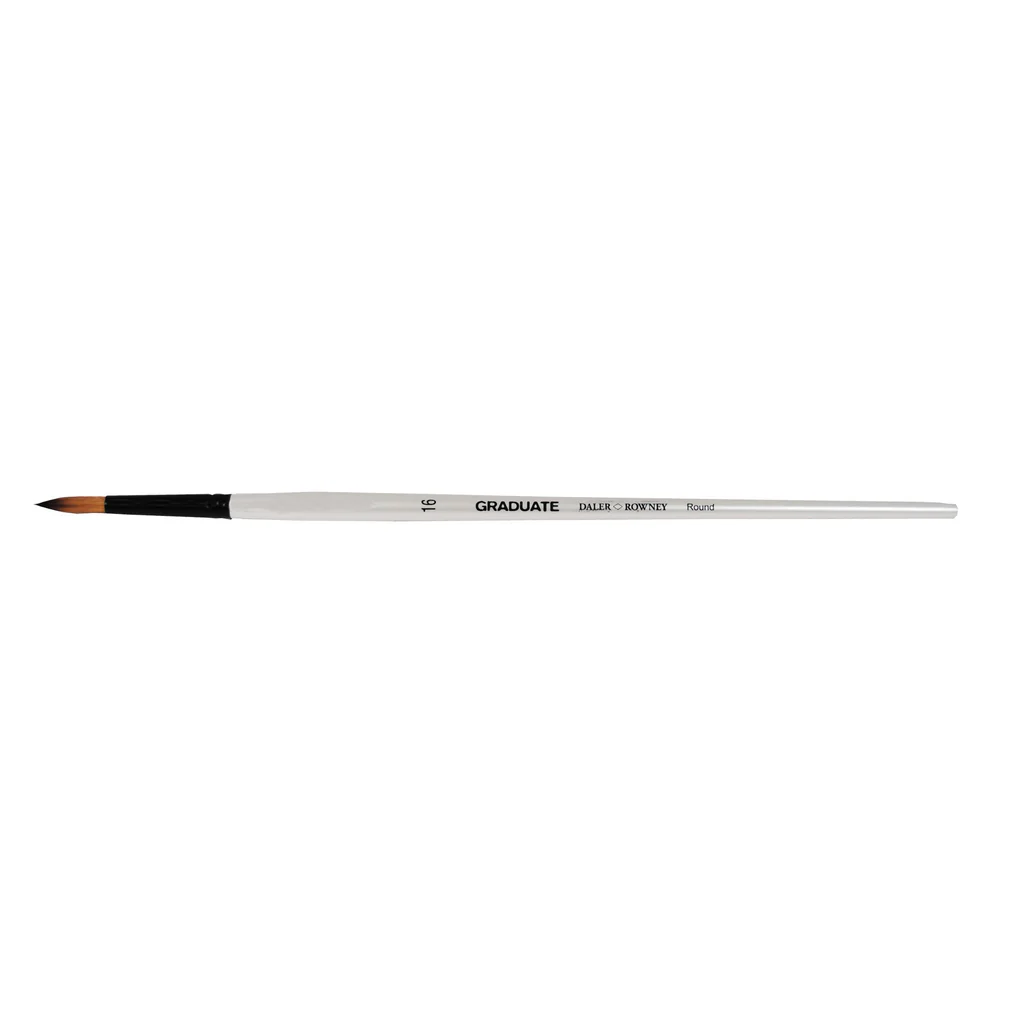 DALER ROWNEY GRADUATE LONG HANDLE SYNTH ROUND SIZE 16