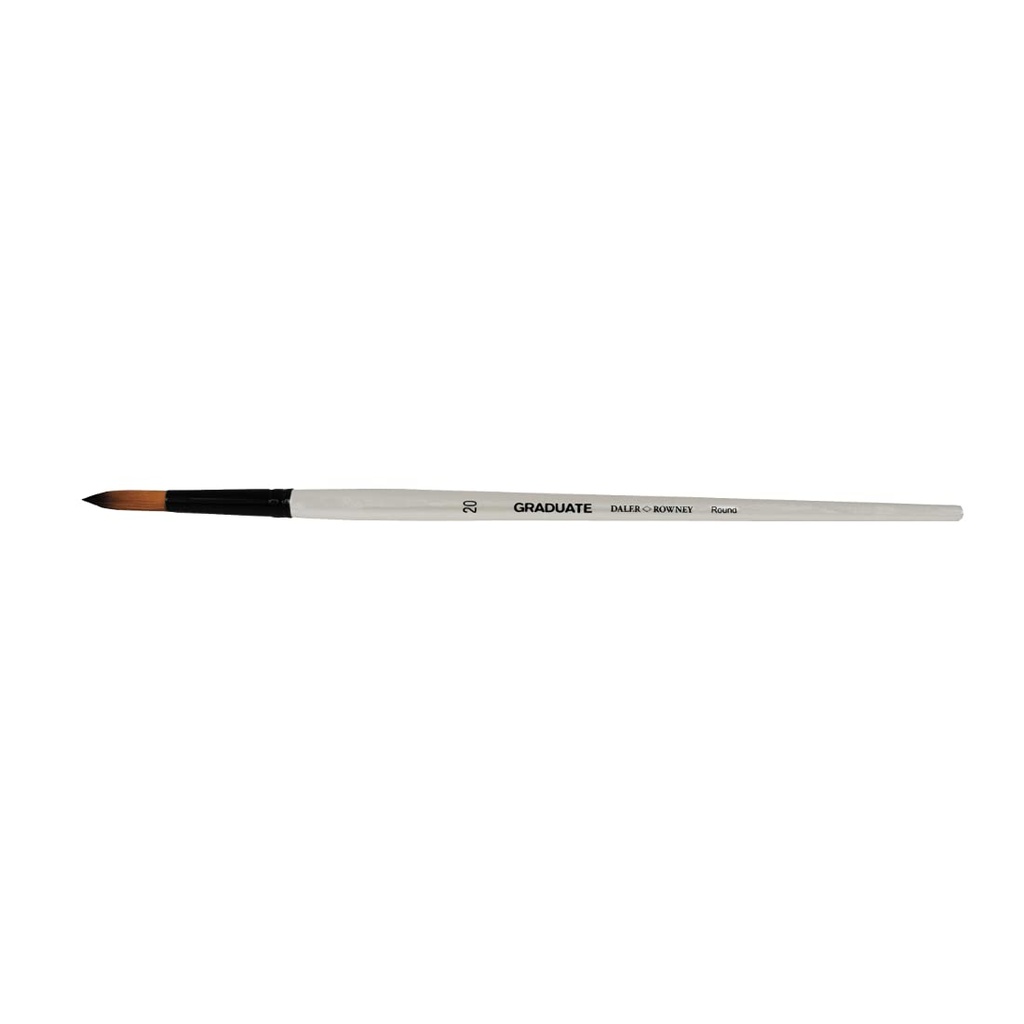 DALER ROWNEY GRADUATE LONG HANDLE SYNTH ROUND SIZE 20