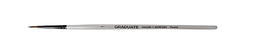 DALER ROWNEY GRADUATE SHORT HANDLE SYNTHETIC ROUND SIZE 1