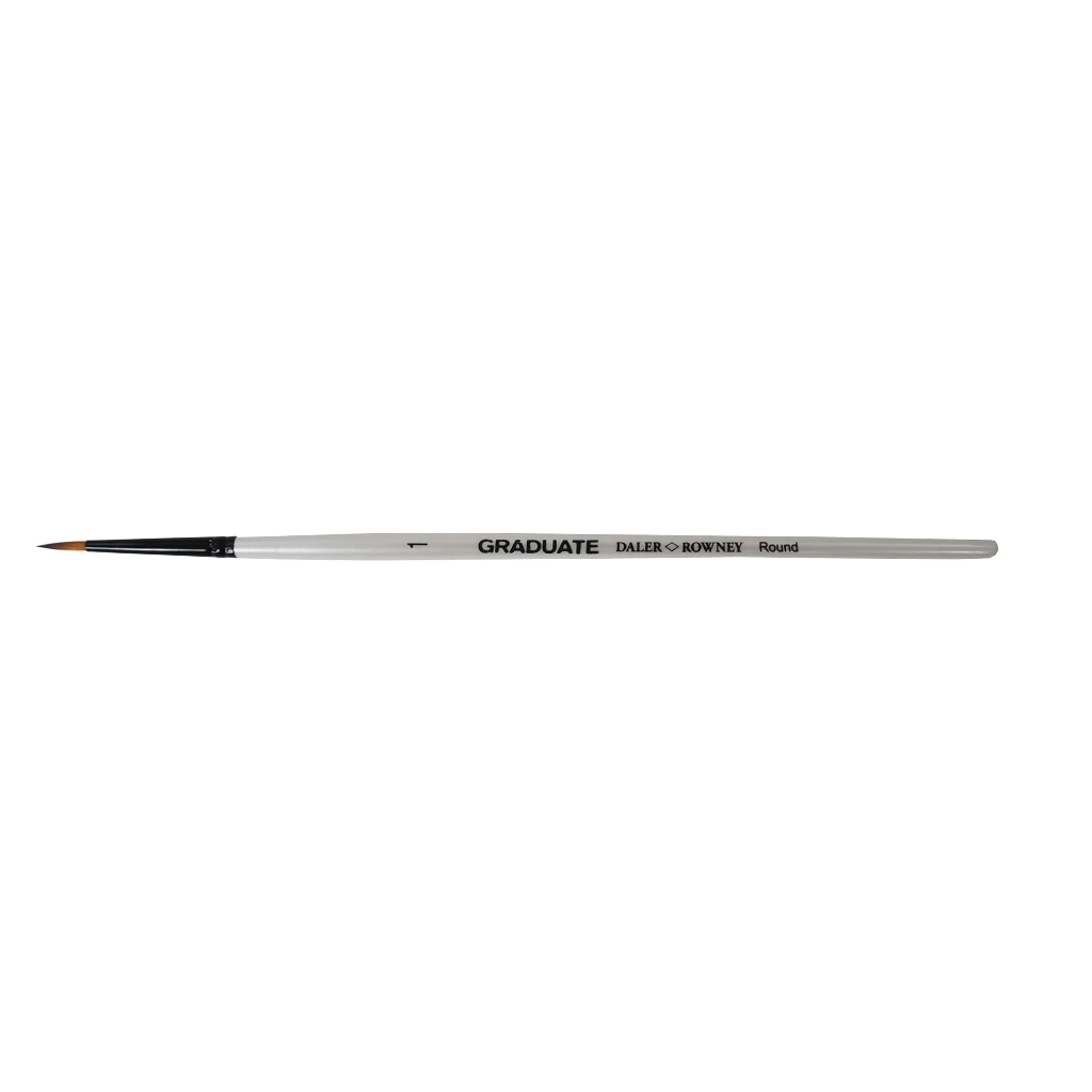 DALER ROWNEY GRADUATE SHORT HANDLE SYNTHETIC ROUND SIZE 1