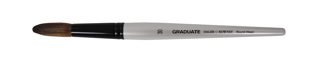 DALER ROWNEY GRADUATE SHORT HANDLE PONY/SYNTHETIC ROUND WASH SIZE 30