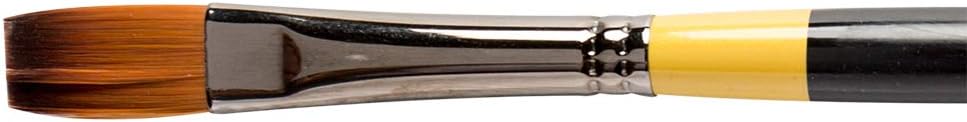 DALER ROWNEY SYSTEM3 LONG HANDLE FLAT SY44 SIZE 8