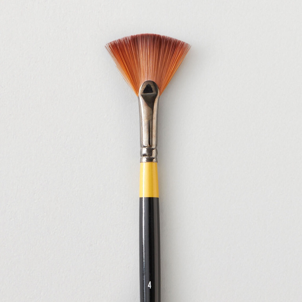 DALER ROWNEY SYSTEM3 LONG HANDLE FAN BRUSH SY46 SIZE 4