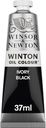 WINSOR & NEWTON WINTON OIL COLOUR 37ML TUBE IVORY BLACK
