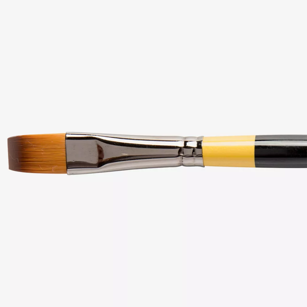 DALER ROWNEY SYSTEM3 SHORT HANDLE SHORT FLAT SY55 SIZE 1/2 INCH