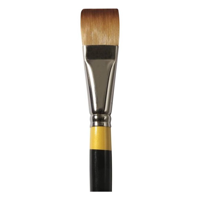 DALER ROWNEY SYSTEM3 SHORT HANDLE SHORT FLAT SY55 SIZE 1 INCH