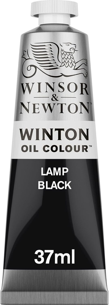 WINSOR & NEWTON WINTON OIL COLOUR 37ML TUBE LAMP BLACK