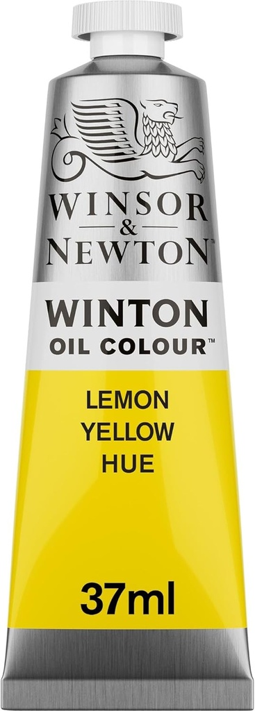 WINSOR &NEWTON WINTON OIL COLOUR 37ML TUBE LEMON YELLOW HUE