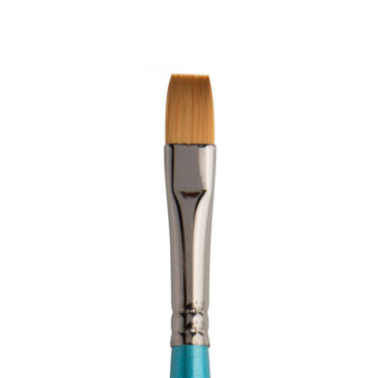 DALER ROWNEY AQUAFINE SHORT HANDLE SHORT FLAT AF55 SIZE 1/2IN