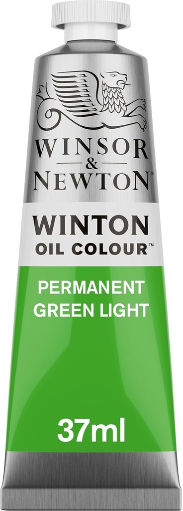 WINSOR & NEWTON WINTON OIL COLOUR 37ML TUBE PERMANENT GREEN LIGHT