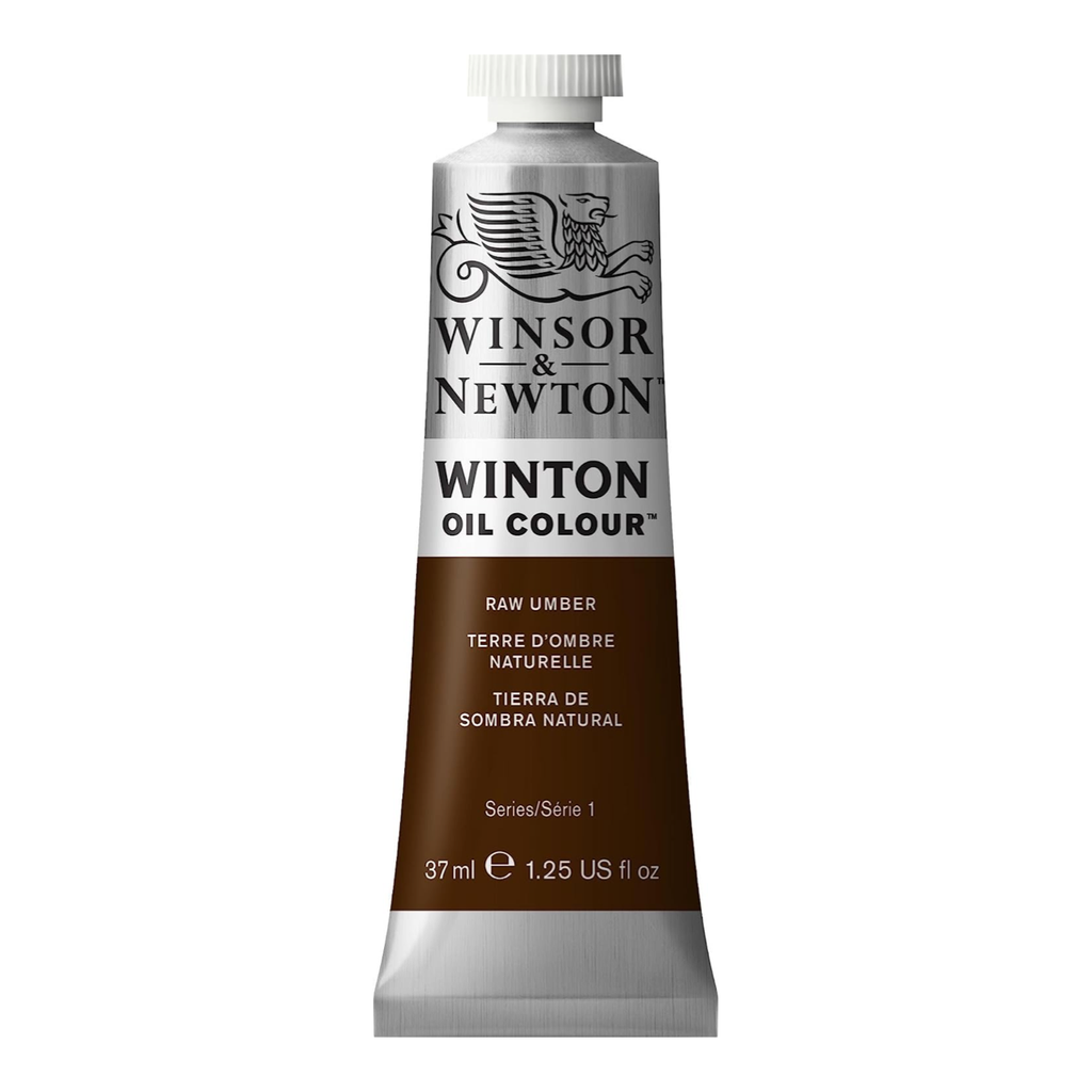 WINSOR & NEWTON WINTON OIL COLOUR 37ML TUBE RAW UMBER