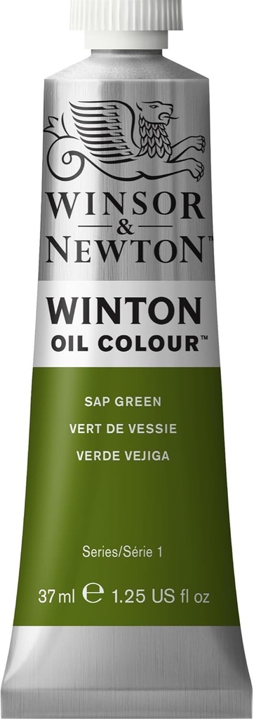 WINSOR & NEWTON WINTON OIL COLOUR 37ML TUBE SAP GREEN