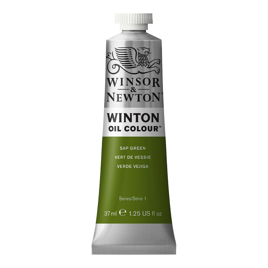 WINSOR & NEWTON WINTON OIL COLOUR 37ML TUBE SAP GREEN