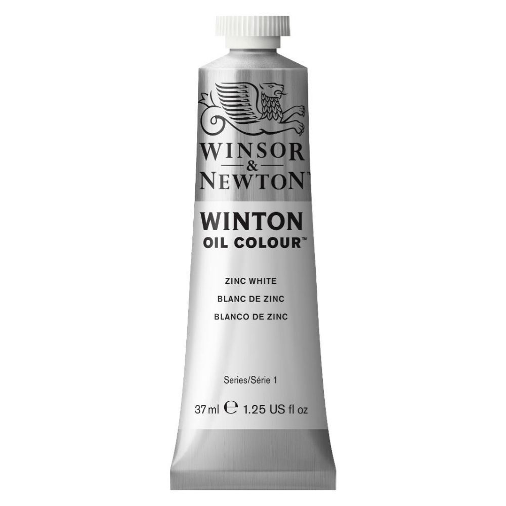 WINSOR & NEWTON WINTON OIL COLOUR 37ML TBE ZINC WHITE