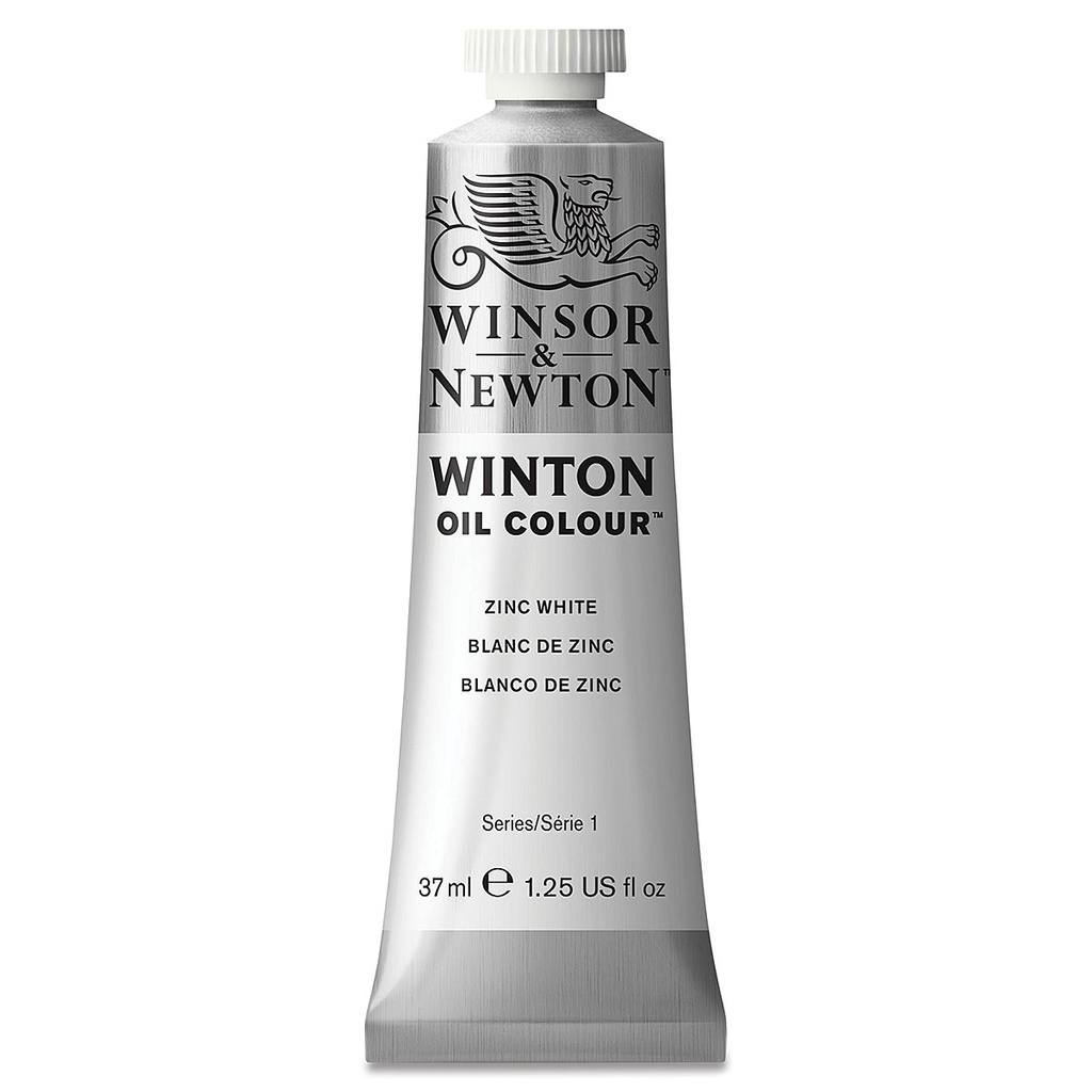 WINSOR & NEWTON WINTON OIL COLOUR 37ML TUBE ZINC WHITE