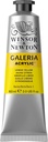 WINSOR & NEWTON GALERIA ACRYLIC COLOUR 60ML TUBE LEMON YELLOW