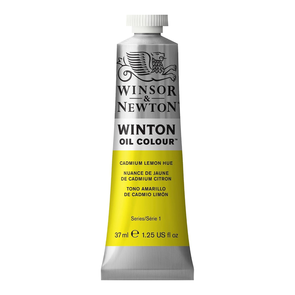 WINSOR & NEWTON WINTON OIL COLOUR 37ML TUBE CADMIUM LEMON HUE