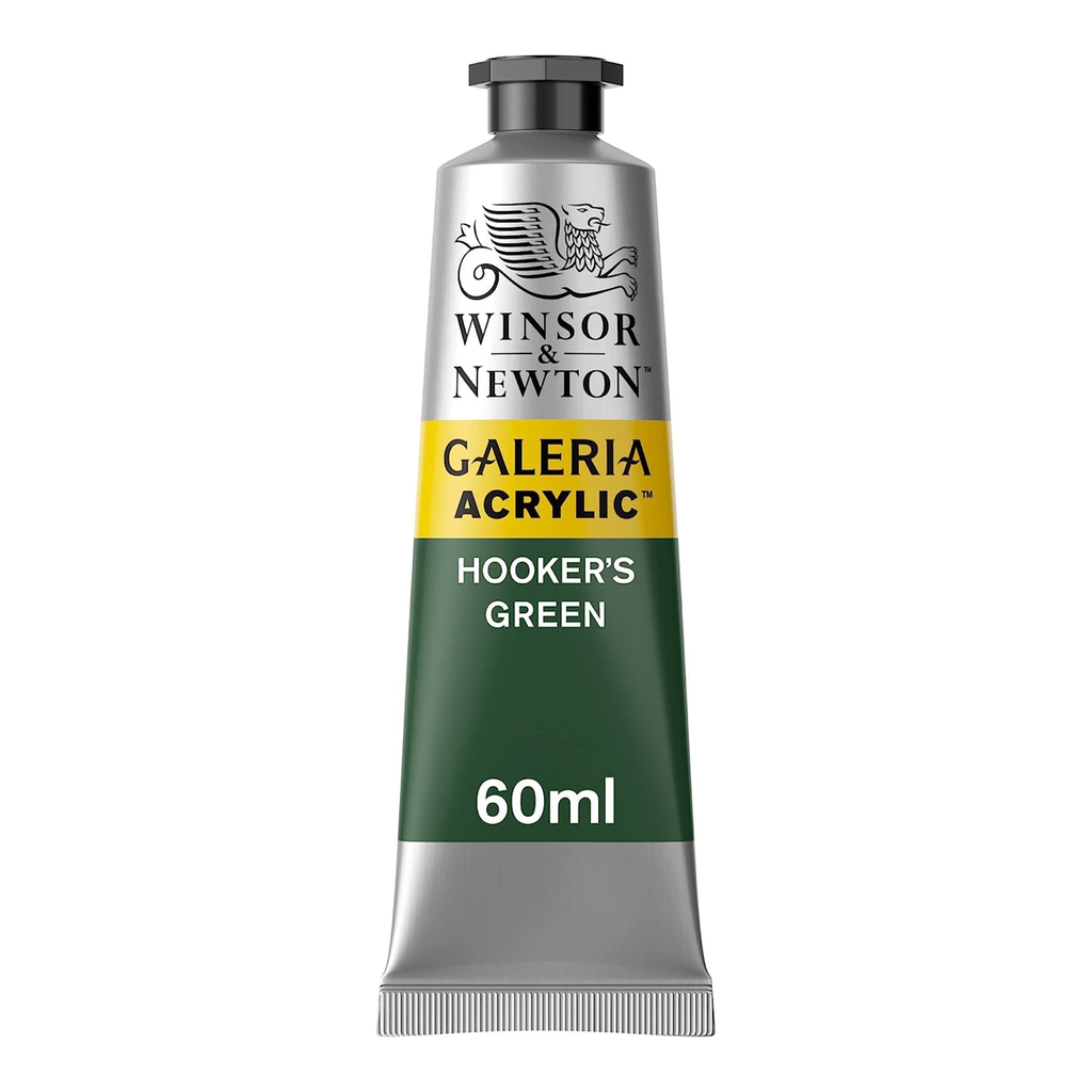 WINSOR & NEWTON GALERIA ACRYLIC COLOUR 60ML TBE HOOKER'S GREEN