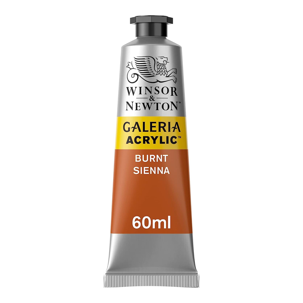 WINSOR & NEWTON GALERIA ACRYLIC COLOUR 60ML TBE BURNT SIENNA