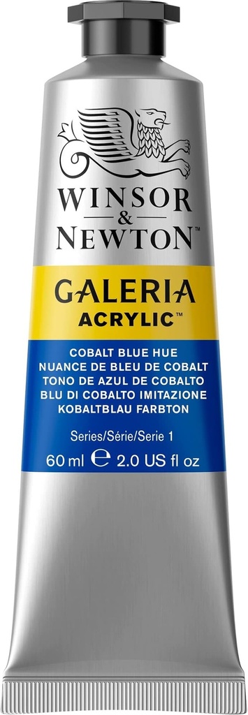 WINSOR & NEWTON GALERIA ACRYLIC COLOUR 60ML TBE COBALT BLUE HUE