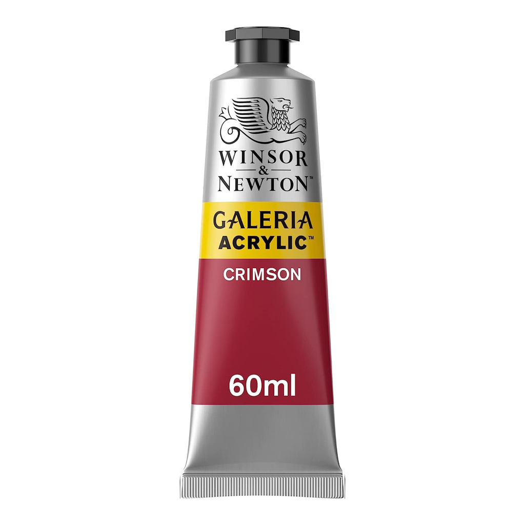 WINSOR & NEWTON GALERIA ACRYLIC COLOUR 60ML TBE CRIMSON