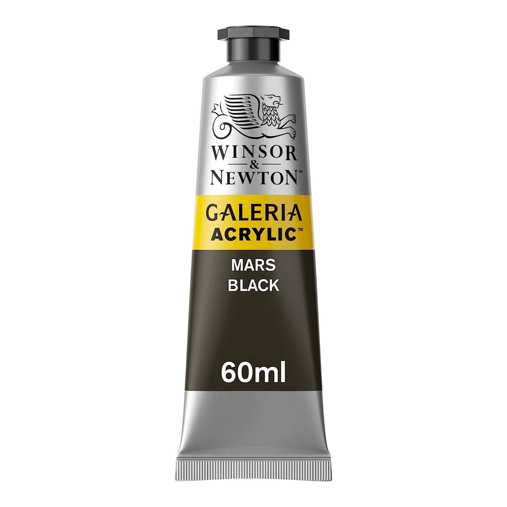 WINSOR & NEWTON GALERIA ACRYLIC COLOUR 60ML TBE MARS BLACK