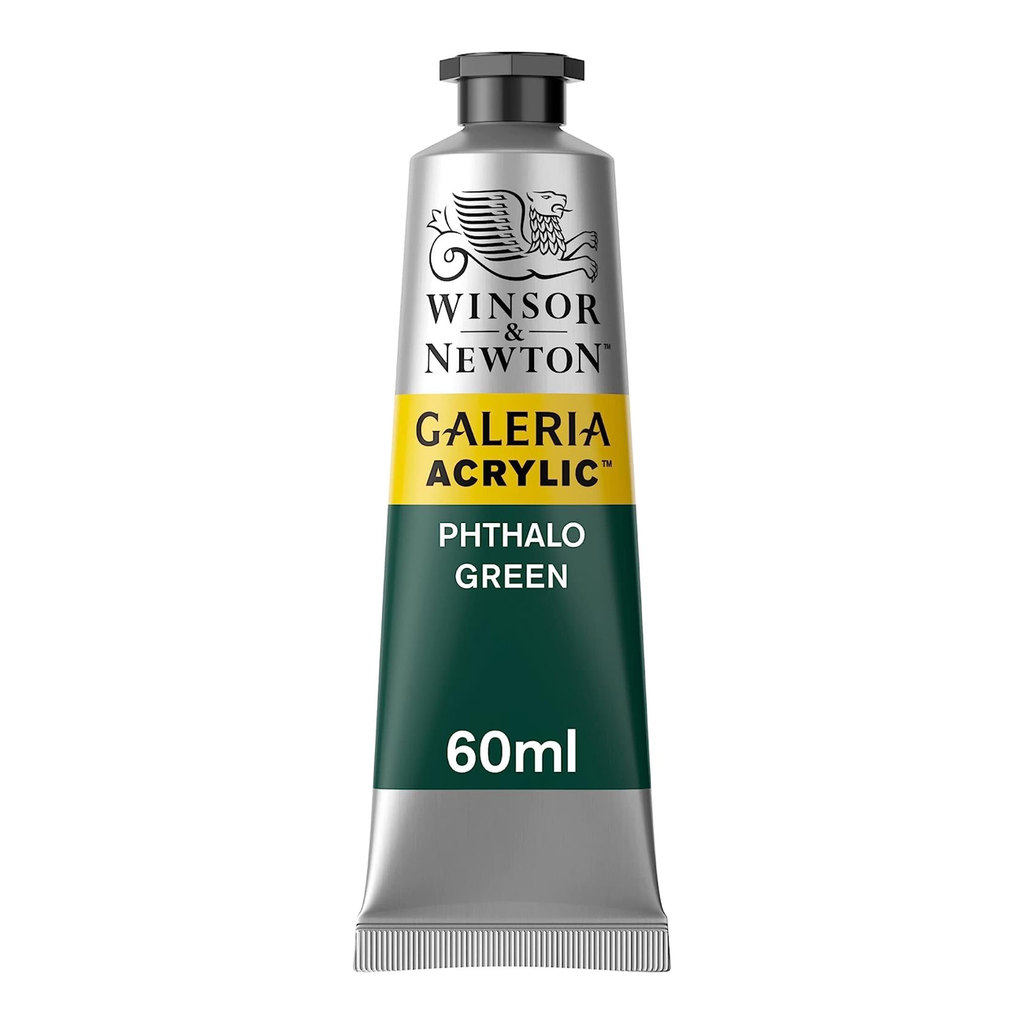 WINSOR & NEWTON GALERIA ACRYLIC COLOUR 60ML TBE PHTHALO GREEN