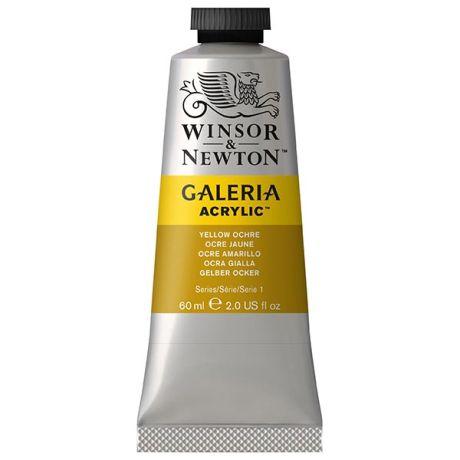 WINSOR & NEWTON GALERIA ACRYLIC COLOUR 60ML TBE YELLOW OCHRE