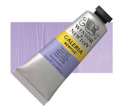 WINSOR & NEWTON GALERIA ACRYLIC COLOUR 60ML TBE PALE VIOLET