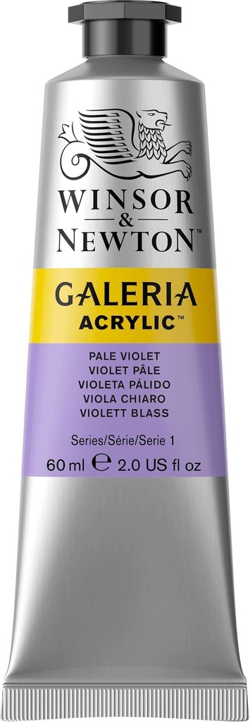 WINSOR & NEWTON GALERIA ACRYLIC COLOUR 60ML TUBE PALE VIOLET