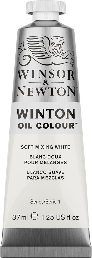 WINSOR & NEWTON WINTON OIL COLOUR 37ML TUBE SOFT MIXING WHITE