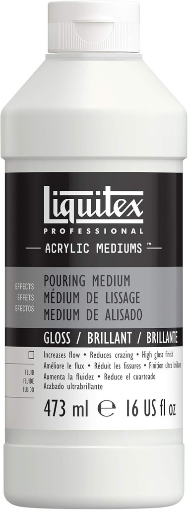 LIQUITEX ACRYLIC ADDITIVE 473ML BTL GLOSS POURING MEDIUM ROW