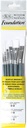 WINSOR & NEWTON FOUNDATION ACRYLIC SYNTHETIC BRUSH SHORT HANDLE 6 PACK
