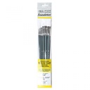 WINSOR & NEWTON FOUNDATION ACRYLIC SYNTHETIC BRUSH LONG HANDLE 6 PACK