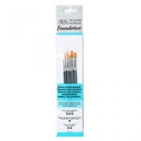 WINSOR & NEWTON FOUNDATION WATERCOLOUR SYNTHETIC BRUSH SH 6 PACK