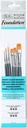 WINSOR & NEWTON FOUNDATION WATERCOLOUR SYNTHETIC BRUSH SH 6 PACK