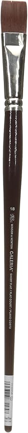 WINSOR & NEWTON GALERIA BRUSH SHORT FLAT NO.18