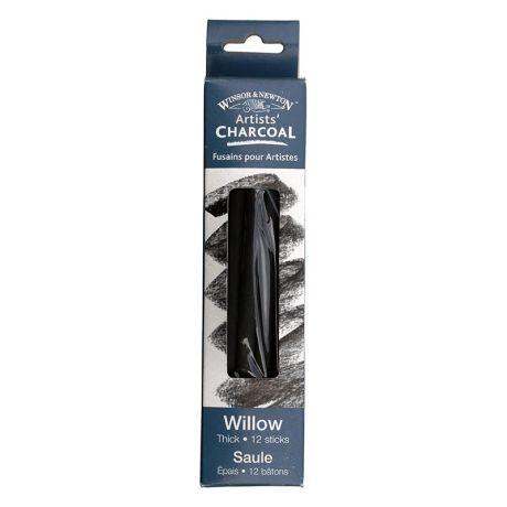 WINSOR & NEWTON WILLOW CHARCOAL THICK12S