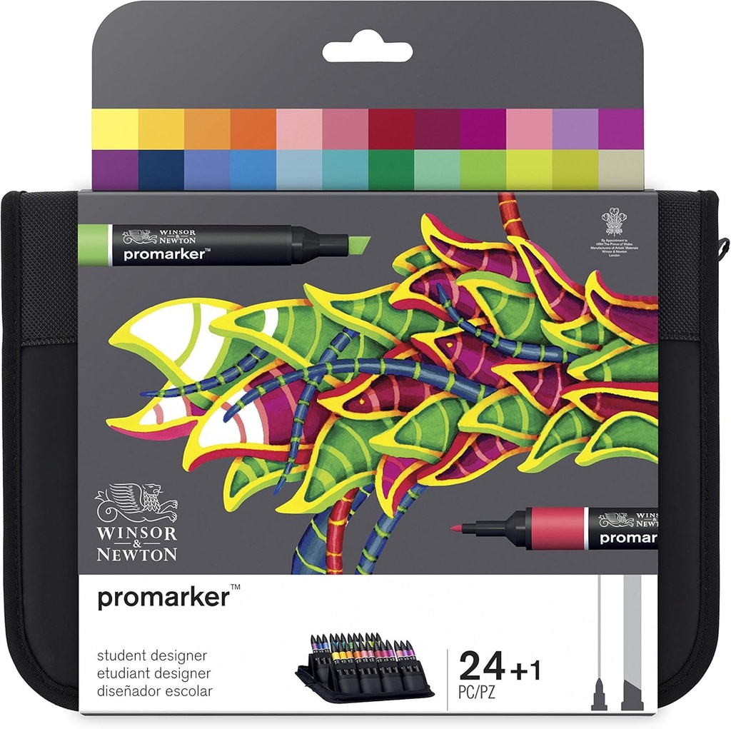 WINSOR & NEWTON PROMARKER 24 IN WALLET STUDENT SET