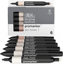 WINSOR & NEWTON PROMARKER 6 SKIN TONES SET 1 D129500154