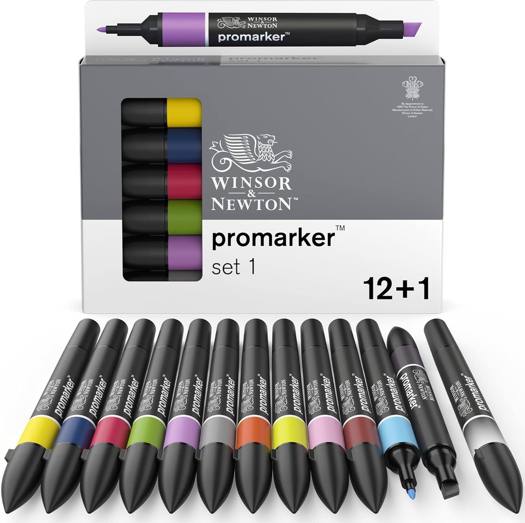 WINSOR & NEWTON PROMARKER 12+1 SET 1