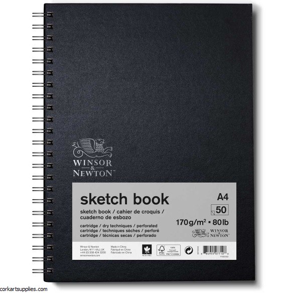 WINSOR & NEWTON SKETCH BKW 170 A4P 50S