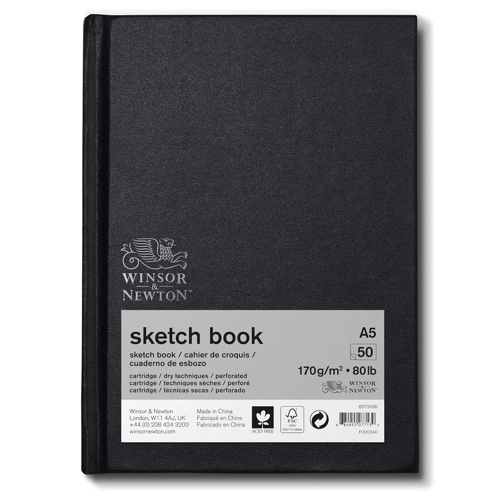 WINSOR & NEWTON SKETCH BOOK 170 A5 50S