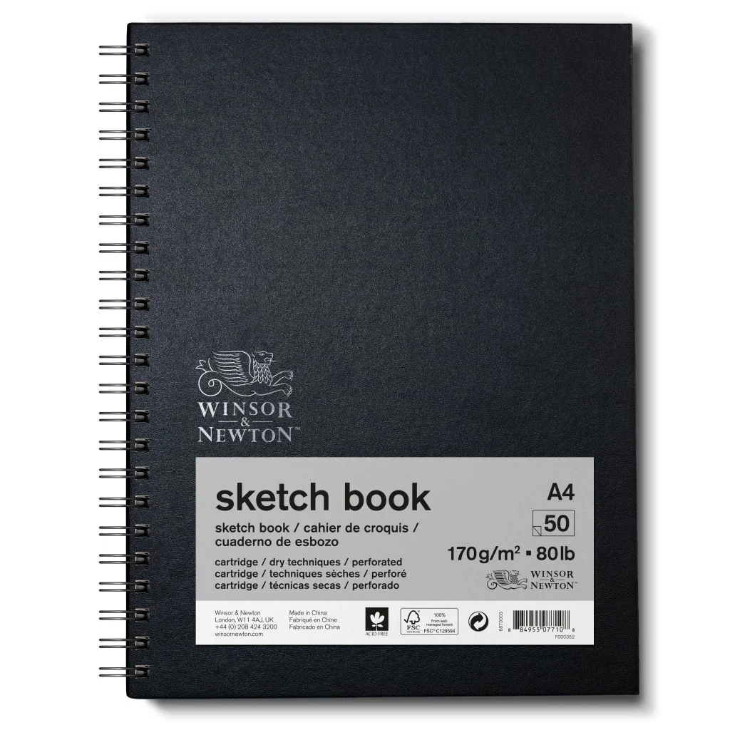 WINSOR & NEWTON SKETCH BK 170 A4 50S