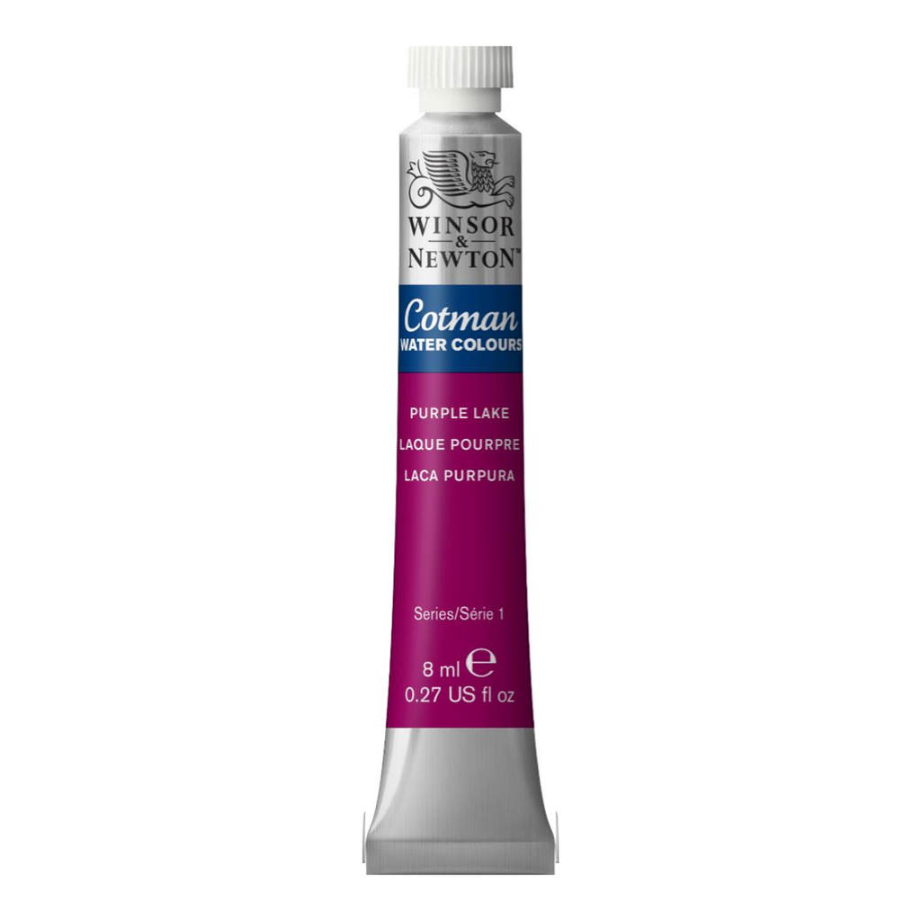 WINSOR & NEWTON COTMAN WATERCOLOUR 8ML TBE PURPLE LAKE ROW