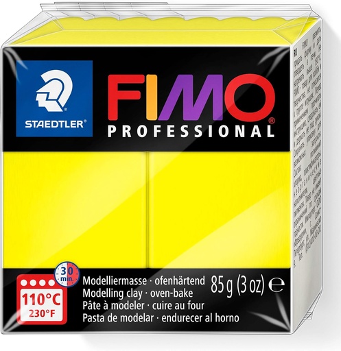 [8004-1] STAEDTLER MOD. CLAY FIMO PROF 85G LEMON YELLO SET