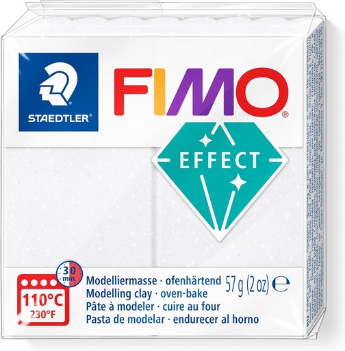 [8010-002] STAEDTLER MOD. CLAY FIMO EFFECT WHITE GALAXY